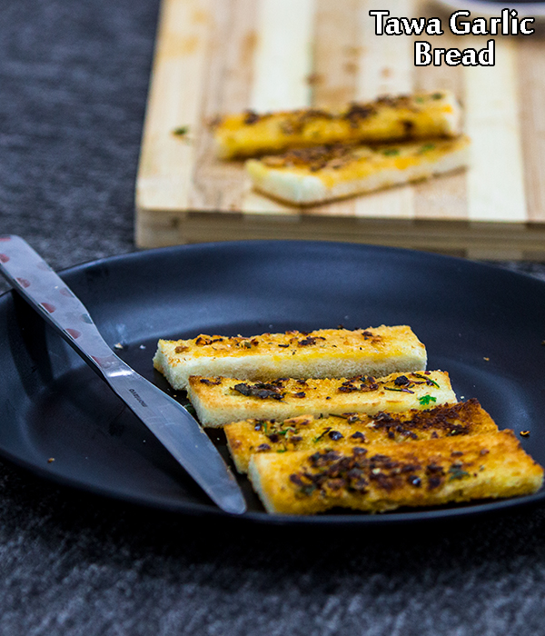 tawa garlic bread recipe