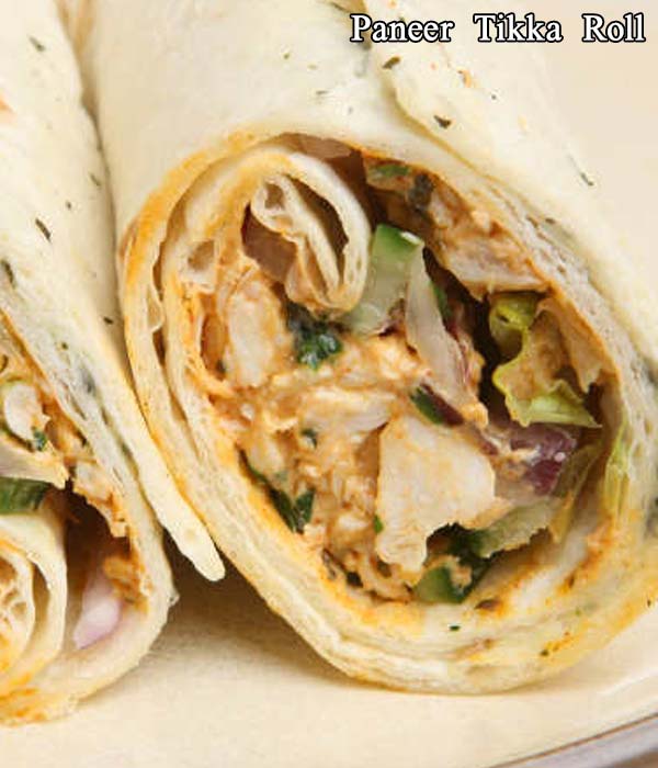 How to Make Paneer Tikka Roll