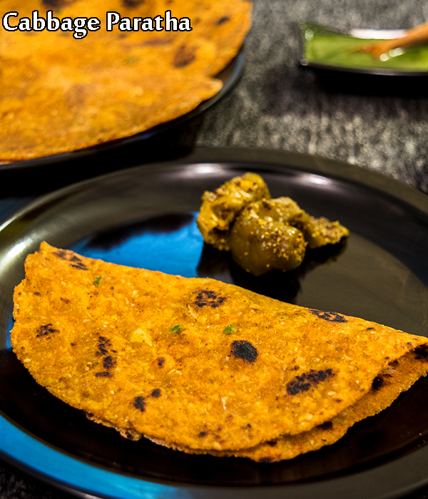 cabbage paratha recipe