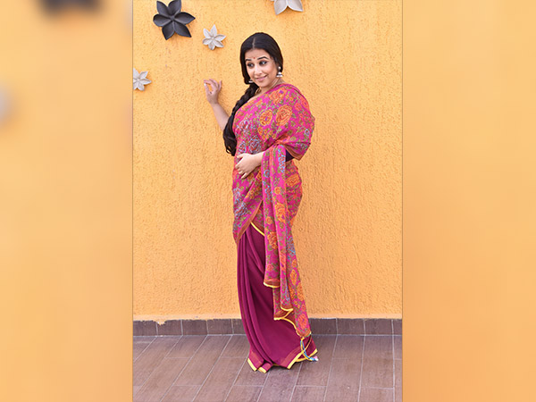 vidya balan look at tumhari sulu success party