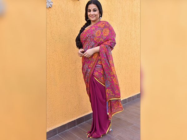 vidya balan look at tumhari sulu success party