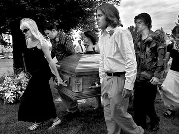 He Was Laid To Rest...