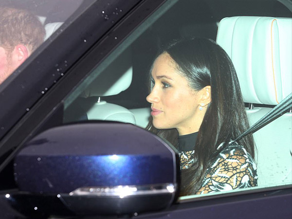 meghan markle at royal chritmas party meghan markle at royal chritmas party