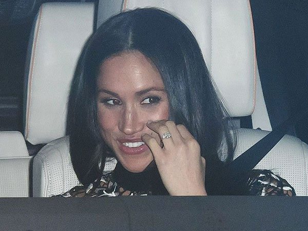 meghan markle at royal chritmas party meghan markle at royal chritmas party