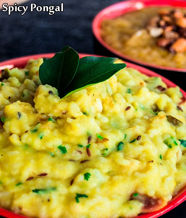 Spicy pongal recipe