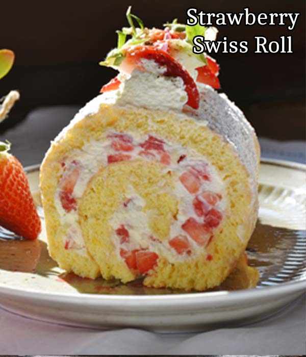 Strawberry Swiss roll recipe Strawberry Swiss roll recipe