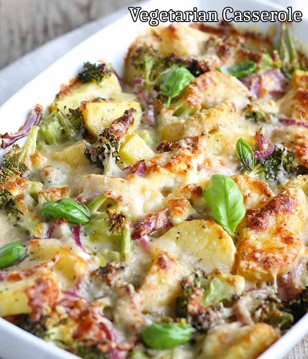 Vegetable CasseroleFeeds 10 To 12 People