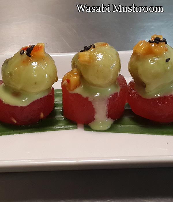 Wasabi mushroom recipe