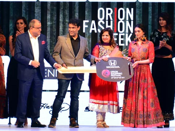 aditi rao hydari at the orion fashion week