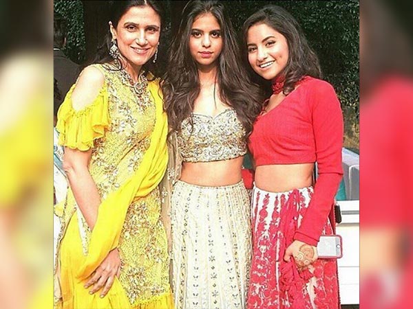 suhana khan at family wedding suhana khan at family wedding