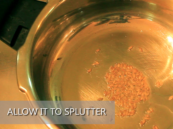  STEP BY STEP – HOW TO MAKE ALOO MUTTER GRAVY 1. Add a tablespoon of oil in a heated pan. 2. Add the chopped onions. 3. Sauté well until it turns to golden brown in colour. 4. Add the cut tomatoes and sauté continuously for a minute to avoid it from burning. 5. Add the grated ginger and 4 garlic cloves. 6. Add the chopped green chillies and sauté well for a minute. 7. It is done once the skin of the tomatoes starts to peel off. 8. Allow it to cool for 10 minutes. 9. Meanwhile, take 3 washed potatoes and peel the skin off. 10. Further, cut it into cubes. Keep it aside. 11. Add the sautéed mixture in a mixer jar. 12. Grind it into a smooth paste. Keep it aside. 13. Now, add 2½ tablespoons of oil in a heated pressure cooker. 14. Add jeera and allow it to splutter. 15. Add the cut potatoes and stir well. Let it cook for a minute. 16. Add the ground paste and mix it well. 17. Then, add salt and turmeric powder. 18. Add red chilli powder and dhaniya powder to spice up the dish. Mix well. 19. Add the green peas and mix it again. 20. Further, add a cup of water. 21. Close the lid and pressure cook it for upto 3 whistles. 22. Once done, take it off the stove and allow the pressure to settle. 23. Now, open the lid and add garam masala and jeera powder to it. 24. Finally, garnish it with coriander leaves. 25. Serve hot.