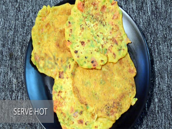 Jowar and tomato chilla is a well-known dish