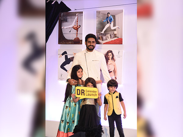 Abhishek Bachchan With Dabboo Ratnani's Kids 