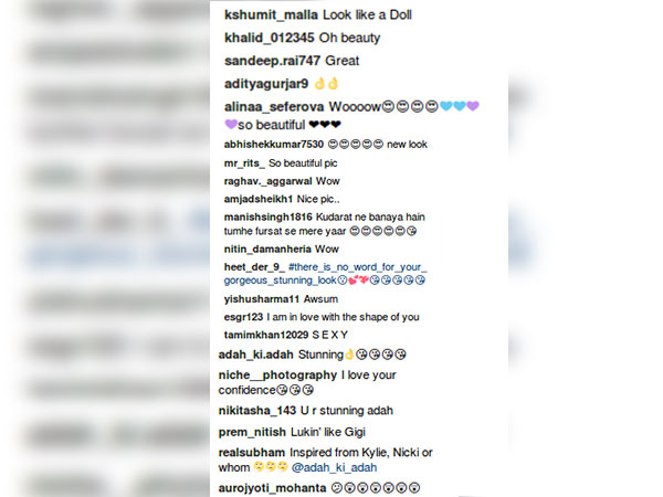 adah sharma new hairstyle