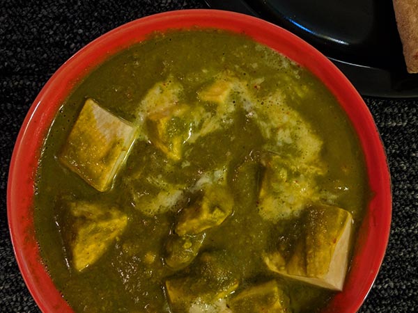 Palak paneer recipe