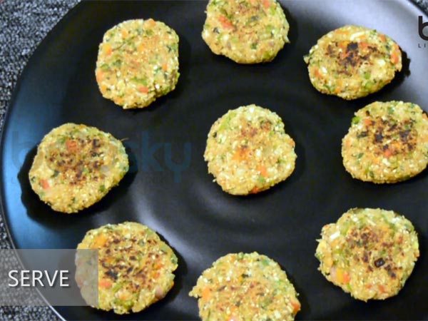 cauliflower and oats tikki recipe