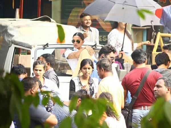 deepika padukone cop look for an ad shoot