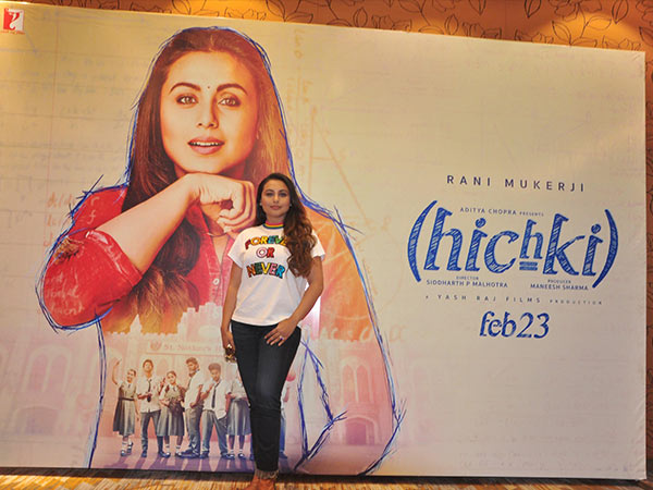 rani mukerji starts promoting hichki in style