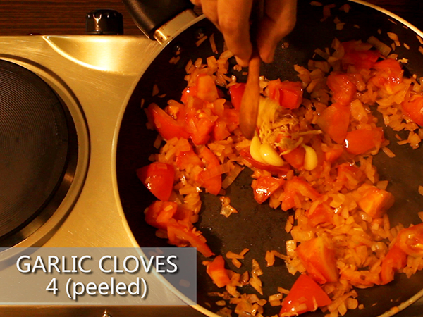  STEP BY STEP – HOW TO MAKE ALOO MUTTER GRAVY 1. Add a tablespoon of oil in a heated pan. 2. Add the chopped onions. 3. Sauté well until it turns to golden brown in colour. 4. Add the cut tomatoes and sauté continuously for a minute to avoid it from burning. 5. Add the grated ginger and 4 garlic cloves. 6. Add the chopped green chillies and sauté well for a minute. 7. It is done once the skin of the tomatoes starts to peel off. 8. Allow it to cool for 10 minutes. 9. Meanwhile, take 3 washed potatoes and peel the skin off. 10. Further, cut it into cubes. Keep it aside. 11. Add the sautéed mixture in a mixer jar. 12. Grind it into a smooth paste. Keep it aside. 13. Now, add 2½ tablespoons of oil in a heated pressure cooker. 14. Add jeera and allow it to splutter. 15. Add the cut potatoes and stir well. Let it cook for a minute. 16. Add the ground paste and mix it well. 17. Then, add salt and turmeric powder. 18. Add red chilli powder and dhaniya powder to spice up the dish. Mix well. 19. Add the green peas and mix it again. 20. Further, add a cup of water. 21. Close the lid and pressure cook it for upto 3 whistles. 22. Once done, take it off the stove and allow the pressure to settle. 23. Now, open the lid and add garam masala and jeera powder to it. 24. Finally, garnish it with coriander leaves. 25. Serve hot.