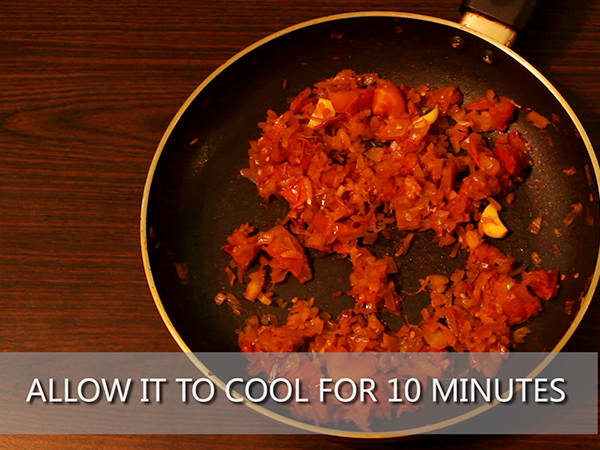  STEP BY STEP – HOW TO MAKE ALOO MUTTER GRAVY 1. Add a tablespoon of oil in a heated pan. 2. Add the chopped onions. 3. Sauté well until it turns to golden brown in colour. 4. Add the cut tomatoes and sauté continuously for a minute to avoid it from burning. 5. Add the grated ginger and 4 garlic cloves. 6. Add the chopped green chillies and sauté well for a minute. 7. It is done once the skin of the tomatoes starts to peel off. 8. Allow it to cool for 10 minutes. 9. Meanwhile, take 3 washed potatoes and peel the skin off. 10. Further, cut it into cubes. Keep it aside. 11. Add the sautéed mixture in a mixer jar. 12. Grind it into a smooth paste. Keep it aside. 13. Now, add 2½ tablespoons of oil in a heated pressure cooker. 14. Add jeera and allow it to splutter. 15. Add the cut potatoes and stir well. Let it cook for a minute. 16. Add the ground paste and mix it well. 17. Then, add salt and turmeric powder. 18. Add red chilli powder and dhaniya powder to spice up the dish. Mix well. 19. Add the green peas and mix it again. 20. Further, add a cup of water. 21. Close the lid and pressure cook it for upto 3 whistles. 22. Once done, take it off the stove and allow the pressure to settle. 23. Now, open the lid and add garam masala and jeera powder to it. 24. Finally, garnish it with coriander leaves. 25. Serve hot.