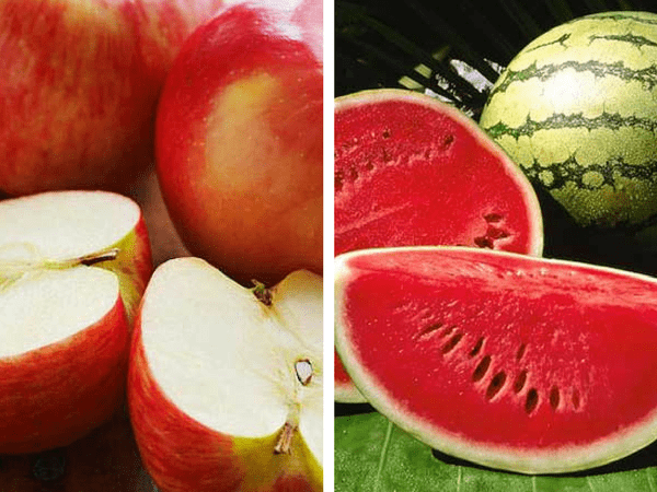 10. Apples + Watermelon