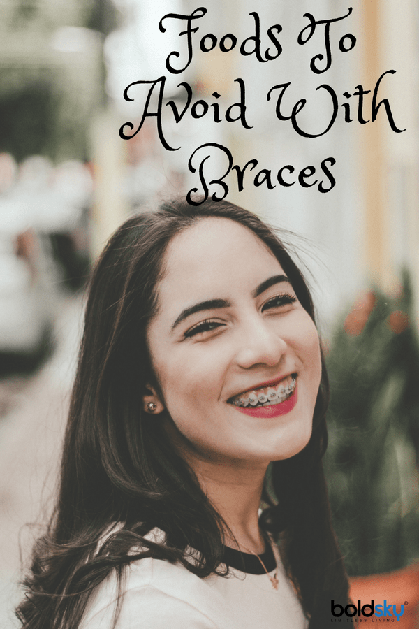 list of foods you can't eat with braces