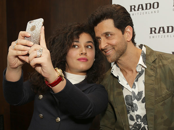 hrithik roshan at rado store launch at the delhi airport