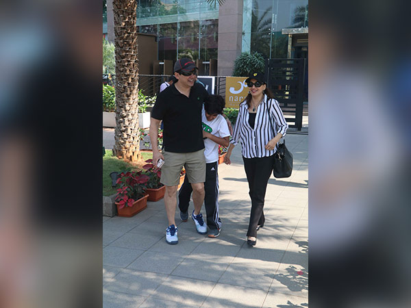 madhuri dixit spotted at bkc bandra madhuri dixit spotted at bkc bandra