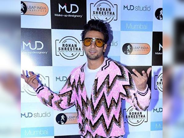 ranveer singh wearing jacket from women collection
