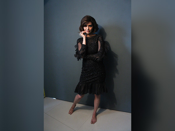 karishma tanna sequin party photo shoot