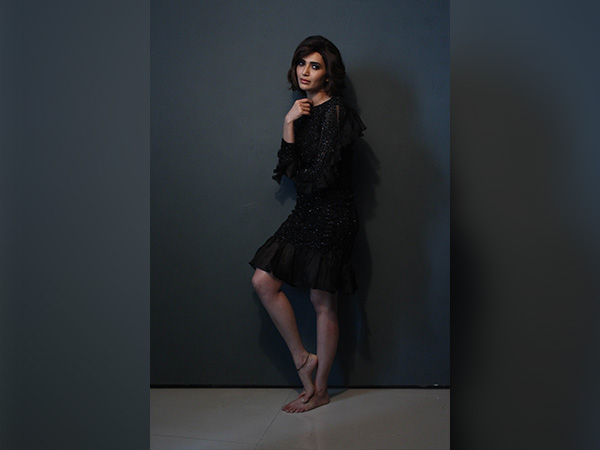 karishma tanna sequin party photo shoot