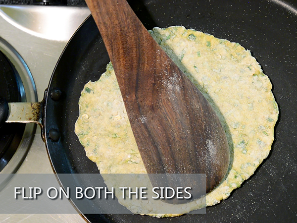 methi oats roti recipe