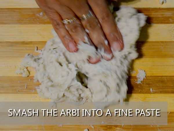 Arbi Kofta with Mint Curd Dip