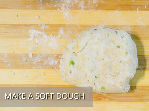 Arbi Kofta with Mint Curd Dip