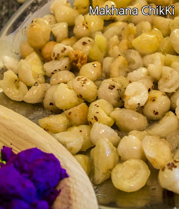 Makhana Chikki Recipe