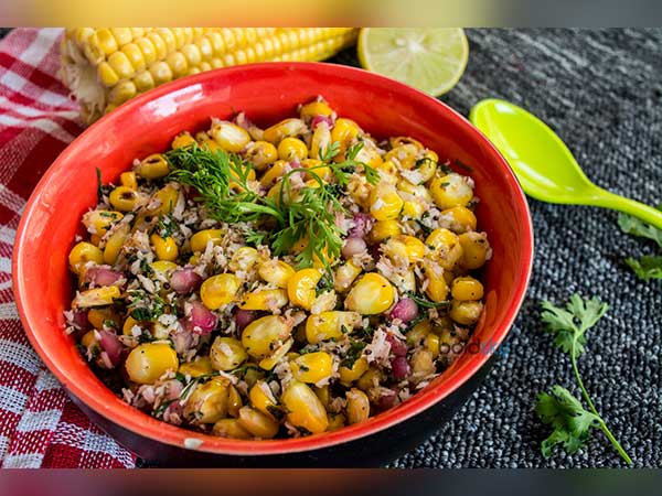 Sweet Corn Kosambari recipe