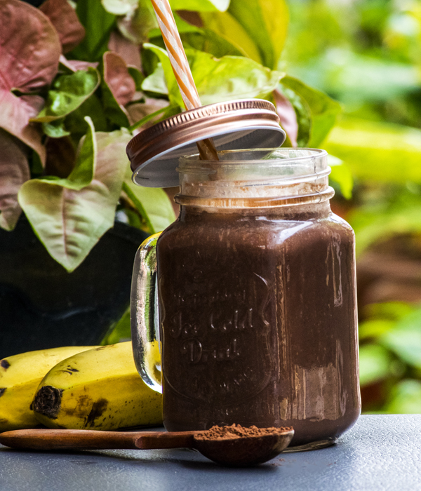 Chocolate banana smoothie recipe