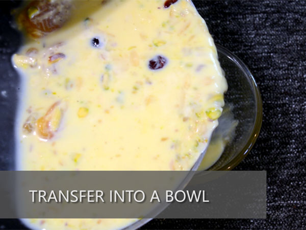 dry fruit kheer recipe