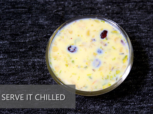 dry fruit kheer recipe