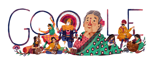Google Doodle Celebrates Kamaladevi Chattopadhyays Birthday Google Doodle Celebrates Kamaladevi Chattopadhyays Birthday