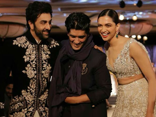 Ranbir-Deepika With Manish Malhotra