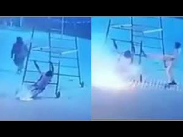 man caught fire man caught fire