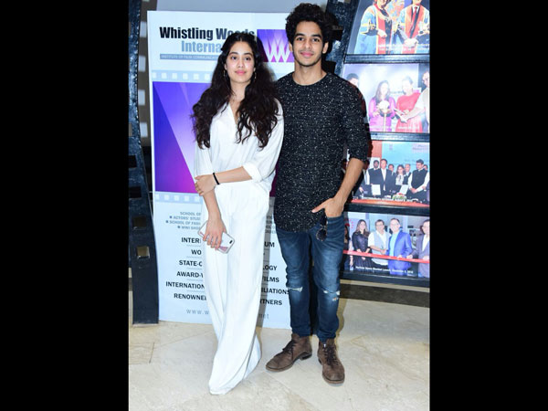 Janhvi Kapoor and Ishaan Khatter