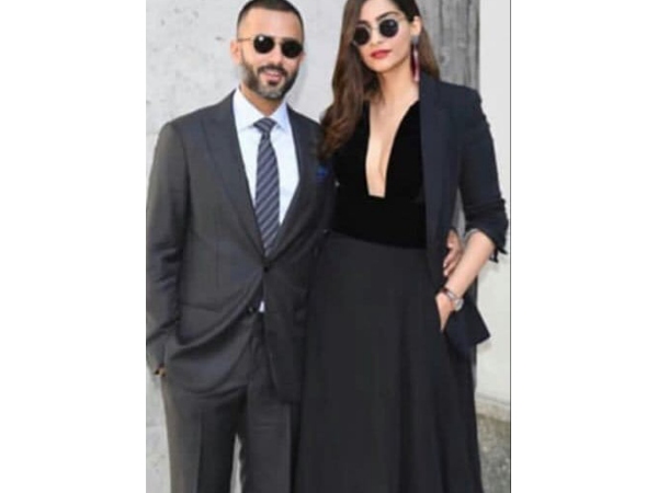 Sonam Kapoor Anand Ahuja Milan Fashion Week Sonam Kapoor Anand Ahuja Milan Fashion Week