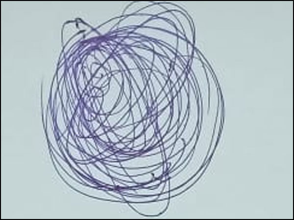 Scribbled Circles Doodle