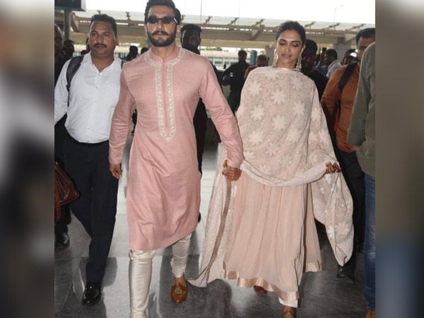 Deepika And Ranveer Airport Look