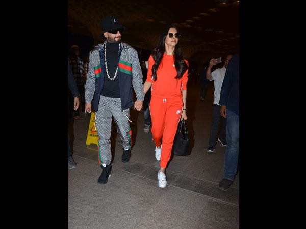  Deepika and Ranveer Airport Looks