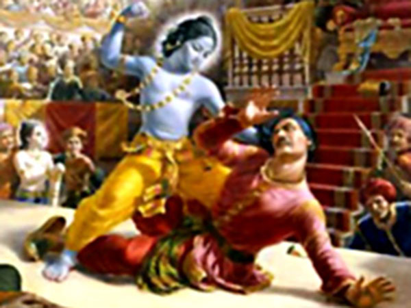 Chanura's Challenge To Krishna