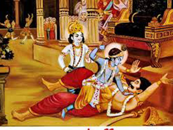Kamsa's End At The Hands Of Krishna