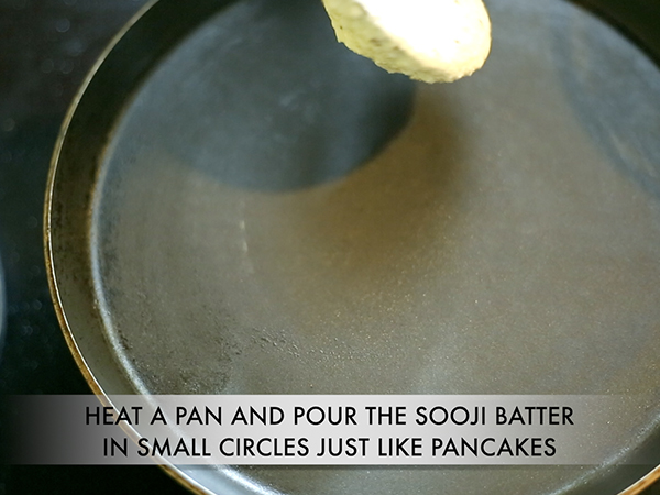 Sooji Pancakes Recipe